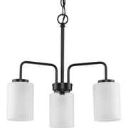 Merry 3-Light Chandelier in Matte Black