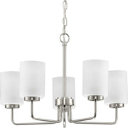 Merry 5-Light Chandelier in Brushed Nickel