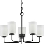 Merry 5-Light Chandelier in Matte Black