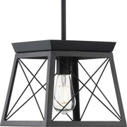 Briarwood Mini Pendant in Textured Black