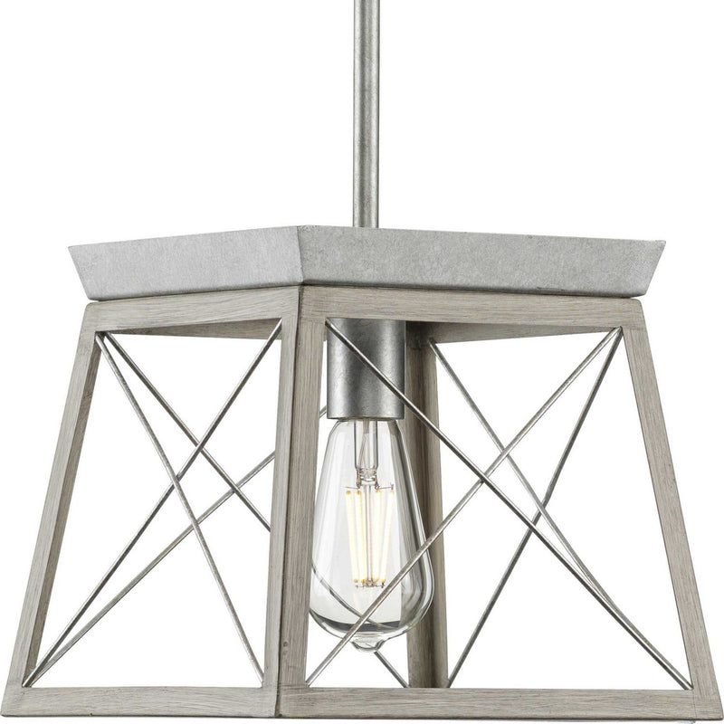 Briarwood Mini Pendant in Galvanized