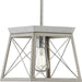 Briarwood One Light Pendant in Galvanized Finish
