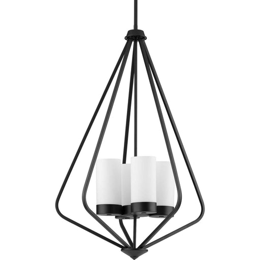 Elevate 4-Light Pendant in Matte Black