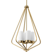 Elevate 4-Light Pendant in Brushed Bronze