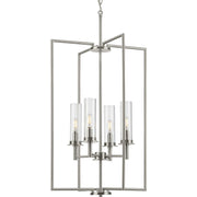 Kellwyn 4-Light Lantern Pendant in Brushed Nickel