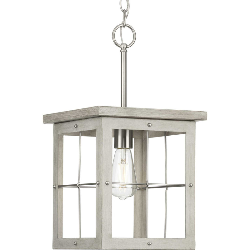 Hedgerow Cage Pendant in Brushed Nickel