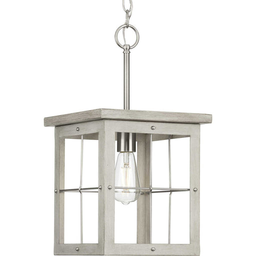 Hedgerow Cage Pendant in Brushed Nickel