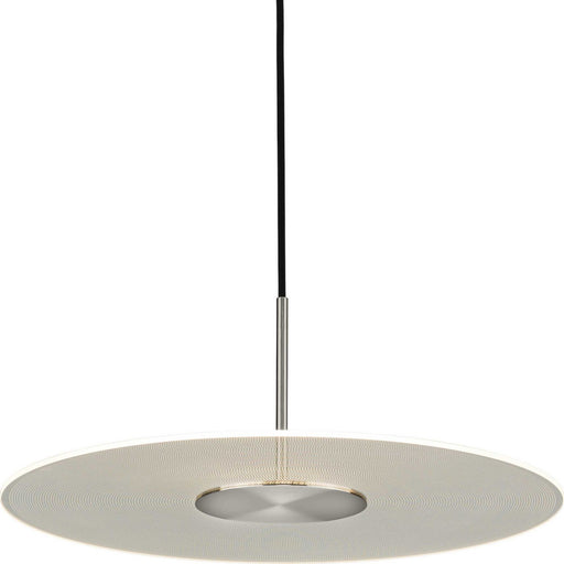 Spoke LED Pendant in Brushed Nickel