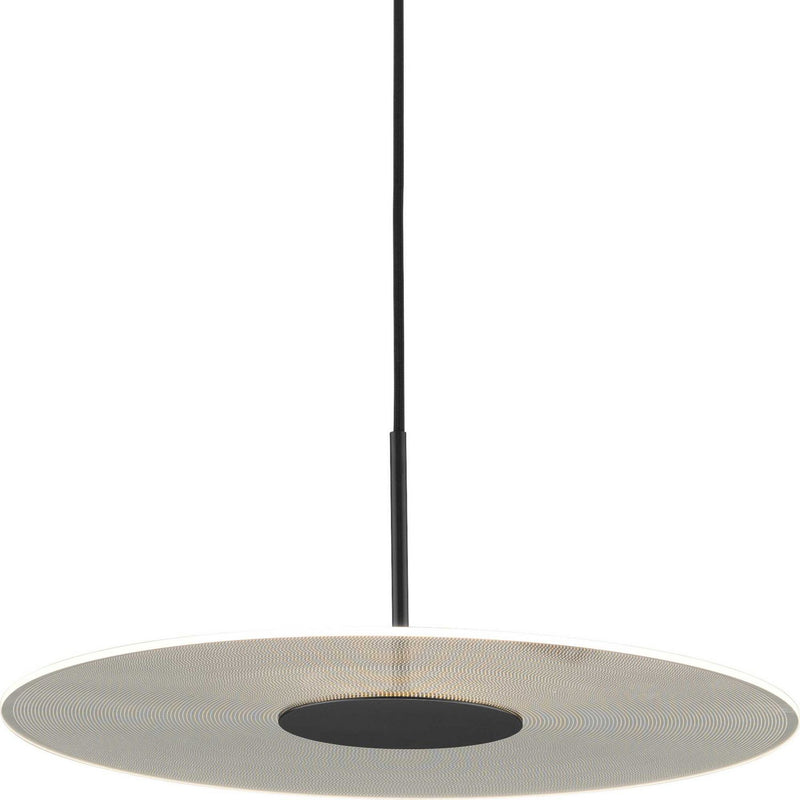 Spoke LED Pendant in Matte Black