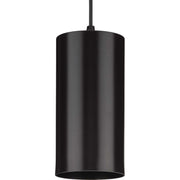 6-Inch Round Cylinder Outdoor Pendant in Antique Bronze