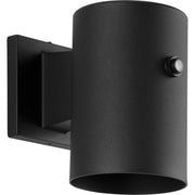 5-Inch Round Cylinder LED Outdoor Wall Sconce in Matte Black