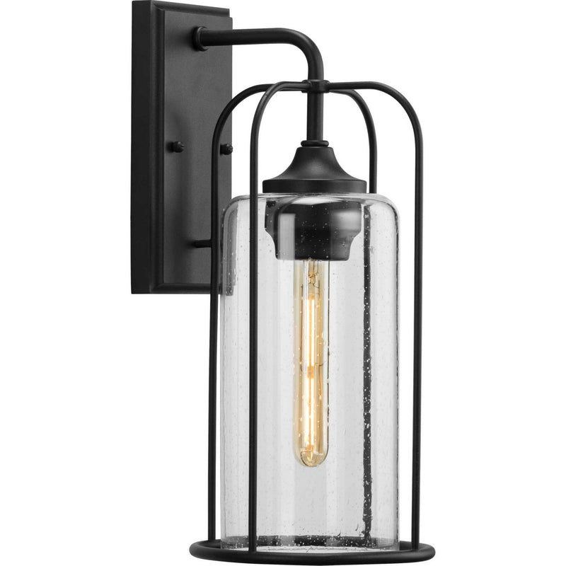 Watch Hill Medium Outdoor Wall Lantern in Textured Black