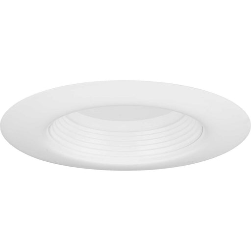 Intrinsic 5"/6" Color-Selectable LED Recessed Baffle Trim in Satin White