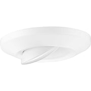 Intrinsic 7" LED Adjustable Eyeball Flush Mount in Satin White