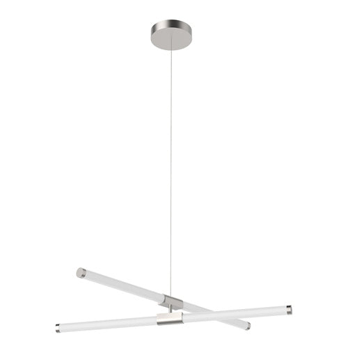 CH18537-BN - Akari LED Chandelier in Brushed Nickel by Kuzco Lighting