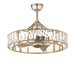 61018GS - Odeon LED Fandelight in Golden Silver by Maxim