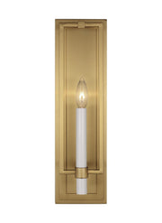 Marston Tall Wall Sconce in Burnished Brass
