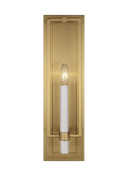 Marston Tall Wall Sconce in Burnished Brass