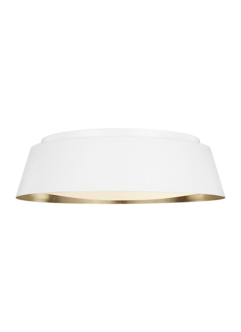 Asher 4-Light Large Flush Mount in Matte White