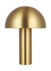 Cotra Table Lamp in Burnished Brass
