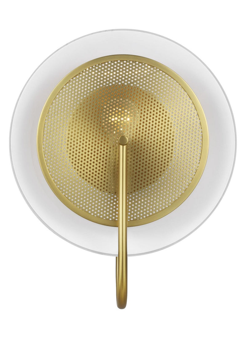Gesture Wall Sconce in Burnished Brass