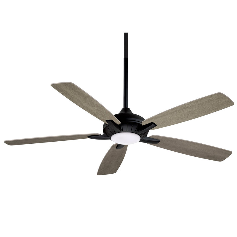 Dyno 60" LED Ceiling Fan in Coal / Seashore Grey