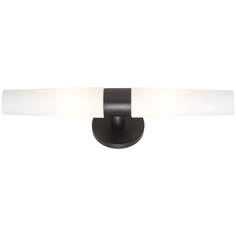 Saber Bath Vanity Light in Coal Black