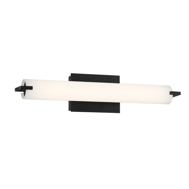 Tube 20.5" Bath Vanity Light in Coal Black
