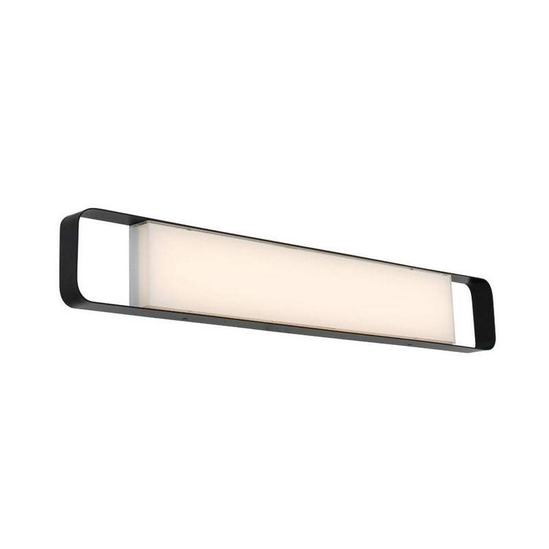 Rhapsody 34" LED Bath Vanity Light in Matte Black