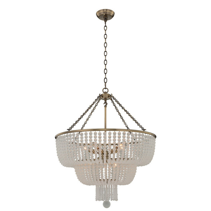 Esperanza 8-Light Pendant in Brushed Champagne Gold