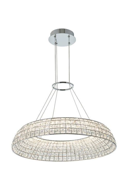 Nuvole 28" LED Pendant in Polished Chrome