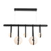 Derby Linear 5-Light LED Pendant in Black with Polished Nickel Accent - 131046-LED-STND-10-24-LK-WB-GG0701 by Hubbardton Forge