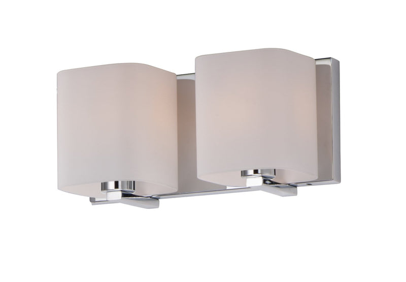 Wrap 2 Light Bath Vanity in Polished Chrome