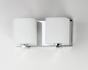 Wrap 2 Light Bath Vanity in Polished Chrome