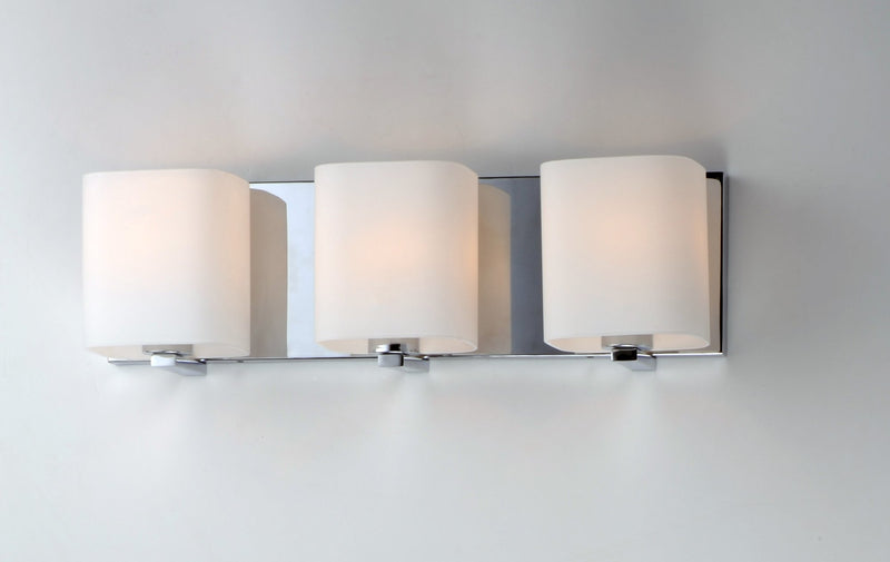 Wrap 3 Light Bath Vanity in Polished Chrome