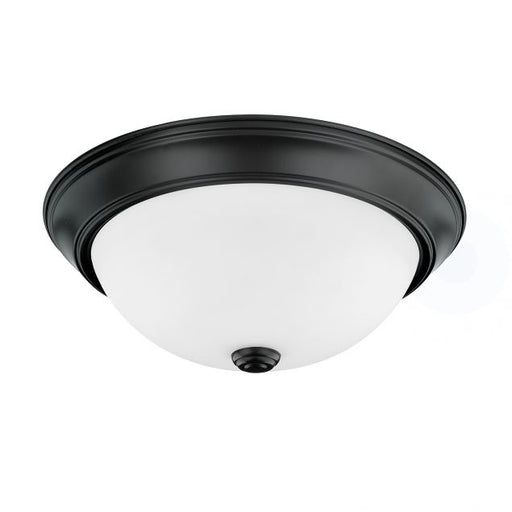 Bates 2-Light Flush Mount in Matte Black - Lamps Expo