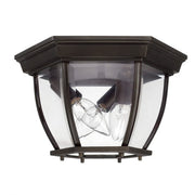 3 Light Outdoor Flush & Semi-Flush in Black - Lamps Expo