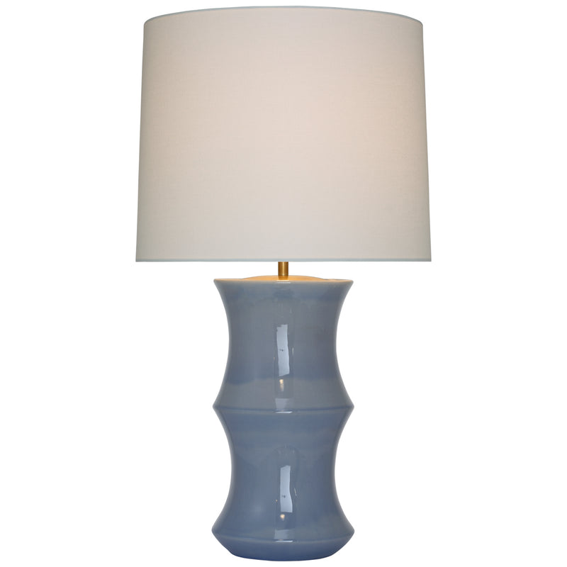 Marella LED Table Lamp in Polar Blue Crackle
