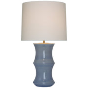 Marella Medium Table Lamp in Polar Blue Crackle