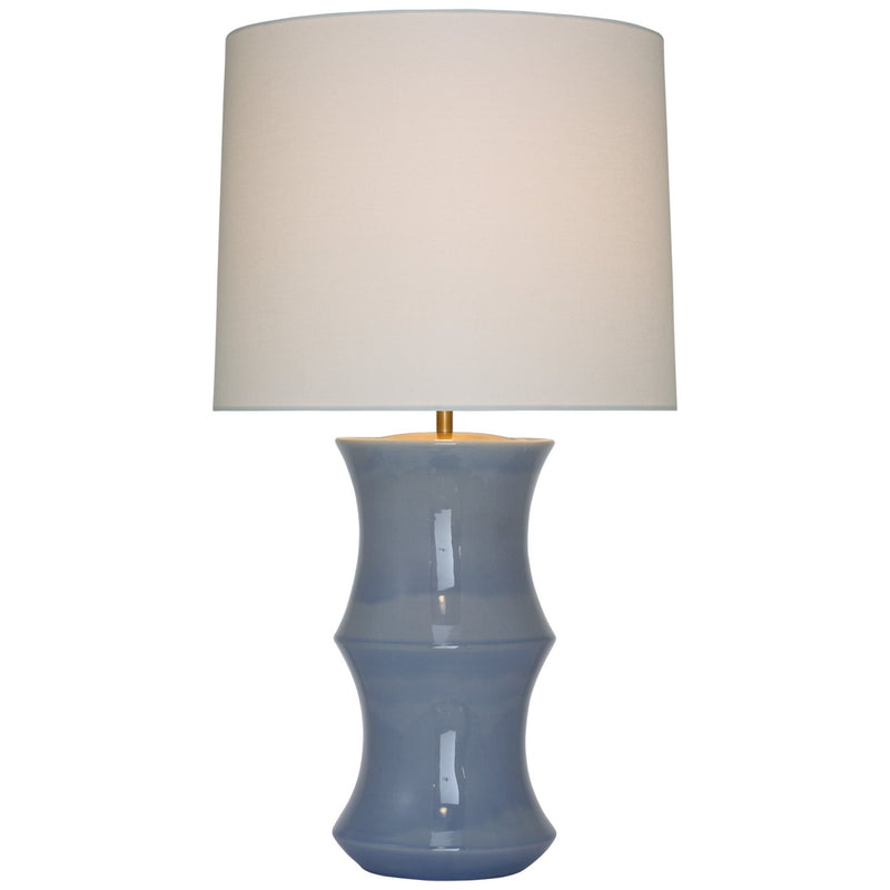 Marella Medium Table Lamp in Polar Blue Crackle