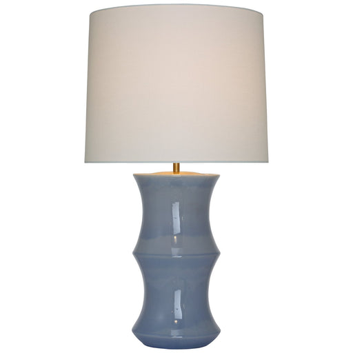 Marella Medium Table Lamp in Polar Blue Crackle
