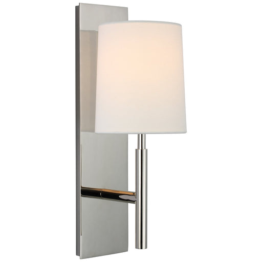 Clarion Medium Wall Sconce in Polished Nickel