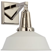 Layton 10" Wall Sconce in Polished Nickel