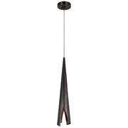 Piel Small Wrapped Mini Pendant in Bronze