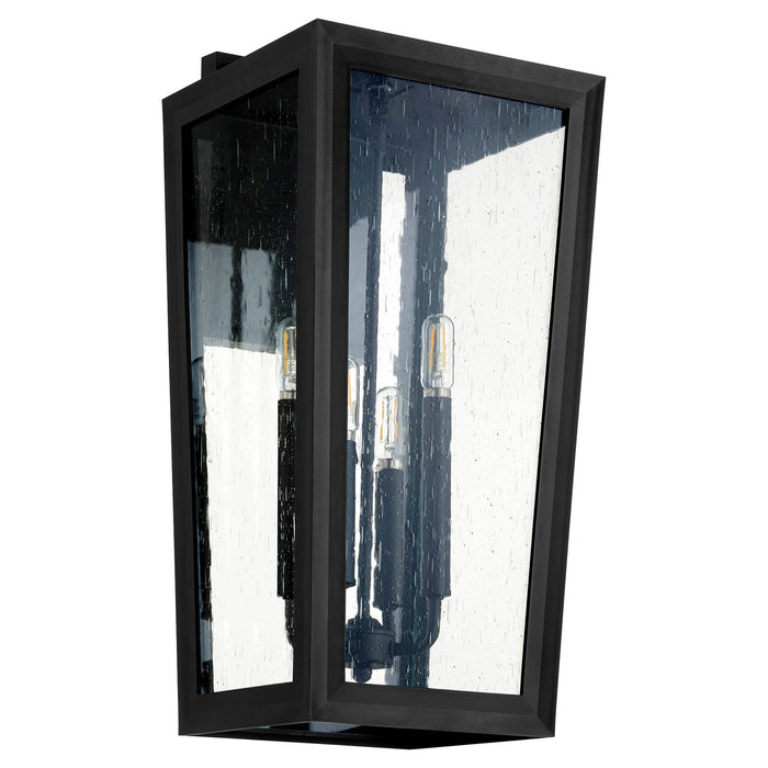 Bravo Transitional Wall Mount in Textured Black