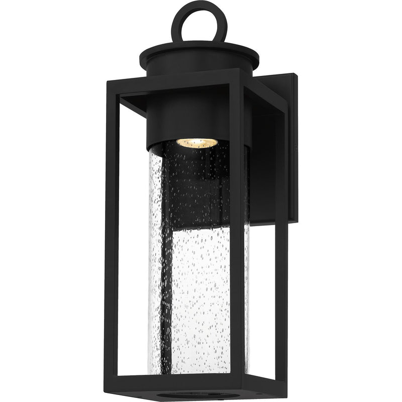 Donegal Large Outdoor Wall Lantern in Matte Black