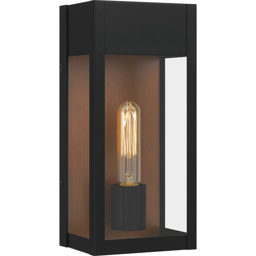 Maren Medium Outdoor Wall Lantern in Matte Black