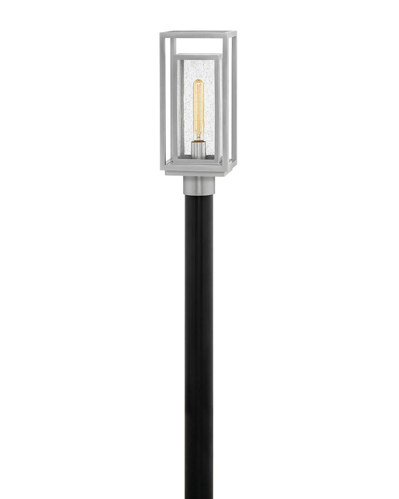 Republic LED Post Top or Pier Mount in Satin Nickel - Lamps Expo