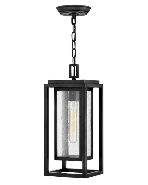 Republic LED Hanging Lantern in Black - Lamps Expo