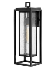 Republic Large Outdoor Wall Lantern in Black
